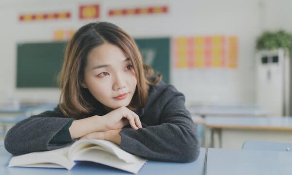 Girl thinking